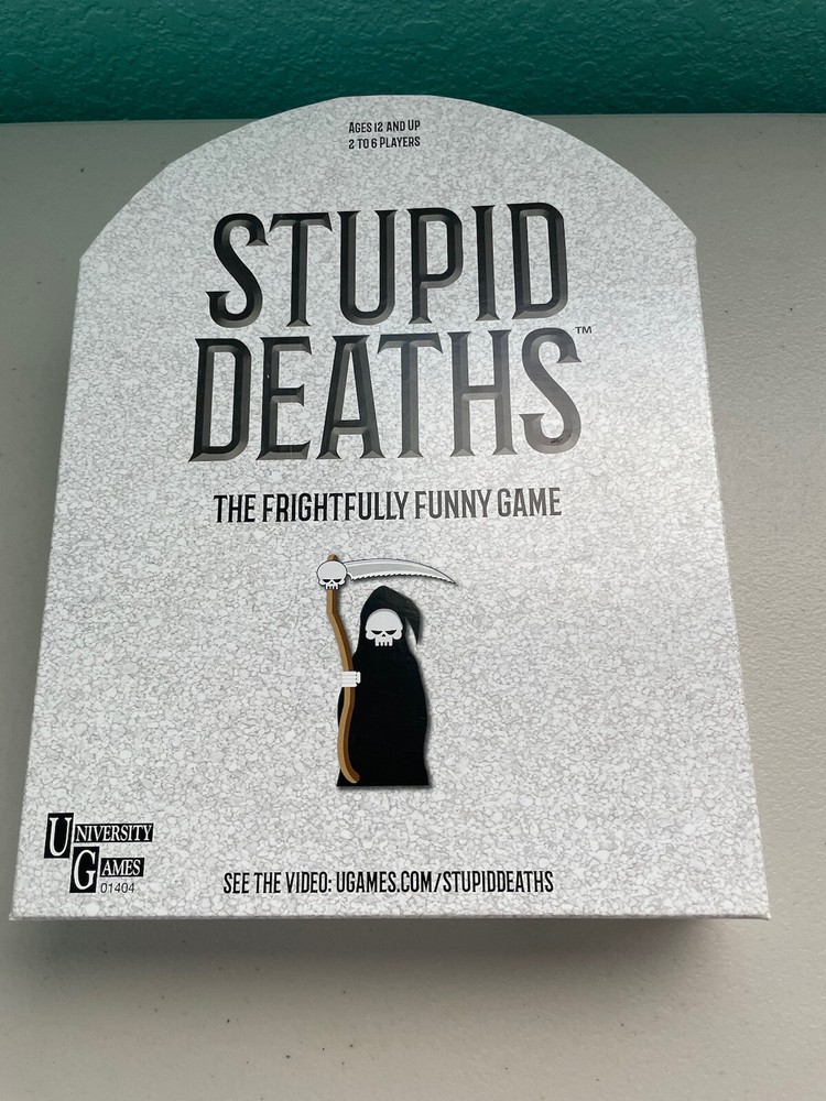 Stupid Deaths The Frightfully Funny Game Ages 12 And Up 2-6 Players