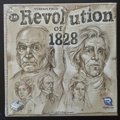 Revolution of 1828 Board Game – New Sealed – Stefan Feld – Renegade Studios