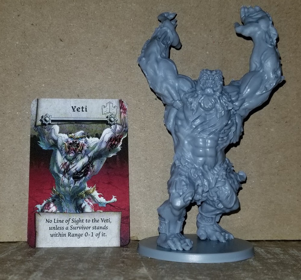 Zombicide White Death YETI Abomination Kickstarter Exclusive Promo
