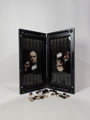The Godfather Backgammon Board – Handmade Ash Wood & Glass Set, Luxury Gift