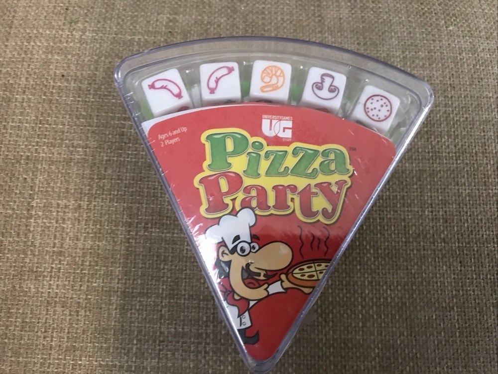 Pizza Party Dice Game for Kids and Families Fun Matching Game Ages 6 and Up