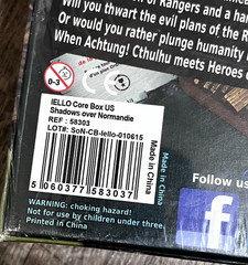 Shadows Over Normandie Achtung Cthulhu Iello Core Box US Board Game New Read