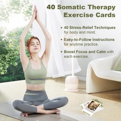 Somatic Therapy Exercise Cards – 40 Mindfulness Cards with Simple Practices, …