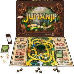 Jumanji the Game Real Wooden Box Edition of the Classic Adventure Board Game