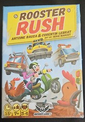 Mayday Games Rooster Rush Kickstarter Card Game 2016 Art Sergi Marcet New Sealed