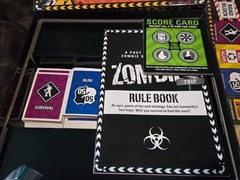 Zombie Road Trip Board Game, Post Apocalyptic Zombie Survival Game, By Aquarius