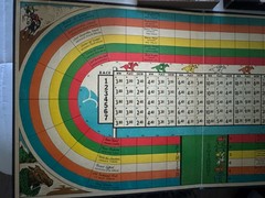 Suffolk Downs Vintage Horse Racing Board Game 1944
