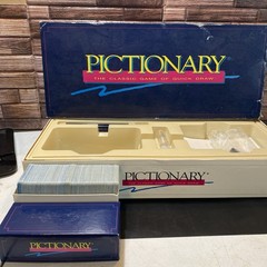 Vintage 1993 Milton Bradley Pictionary Board Game 90s – Complete in great shape!