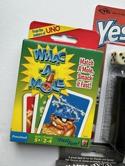 Lot Of 5 Family Card Games, Swipe, Trivial Pursuit Steal,Yahtzee, Yes-5, Whac..