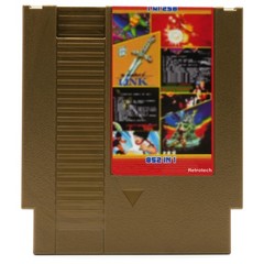 Super 852 in 1 Multi Game Cartridge for NES Game Console – Gold, Includes Pri…