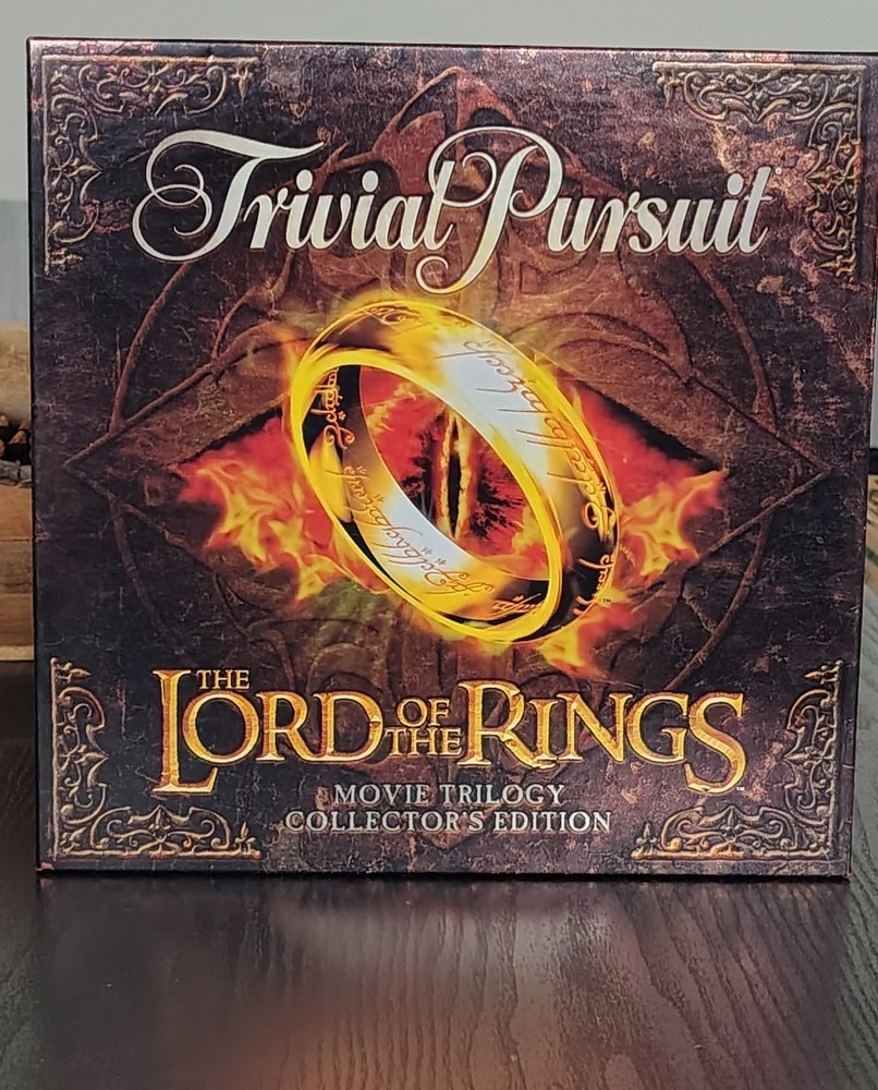Lord of The Rings Trivial Pursuit Movie Trilogy Collectors Edition Board Game