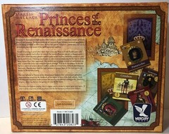 MERCURY Games PRINCESS OF THE RENAISSANCE Board Game Missing Instructions