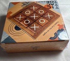 BSIRI Tic Tac Toe for Kids and Adults Coffee Table Living Room Decor and Desk