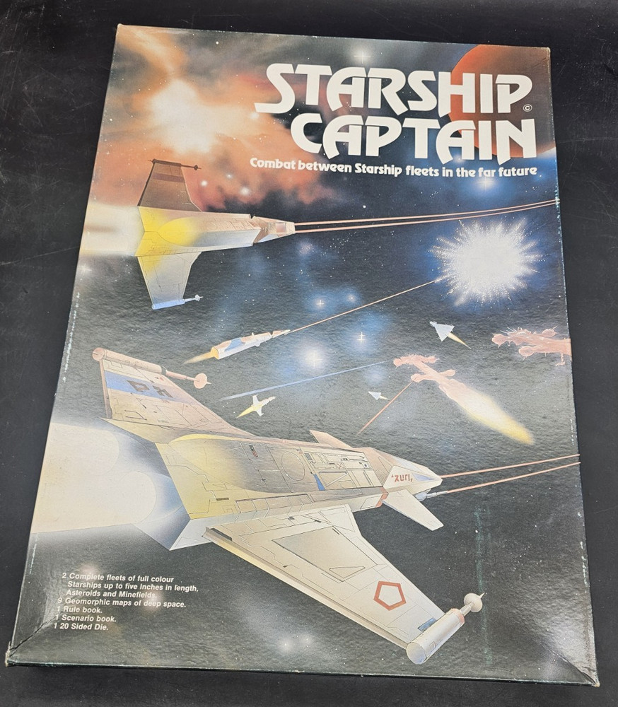 Starship Captain Standard Games & Publications Board Game 1982 Vtg