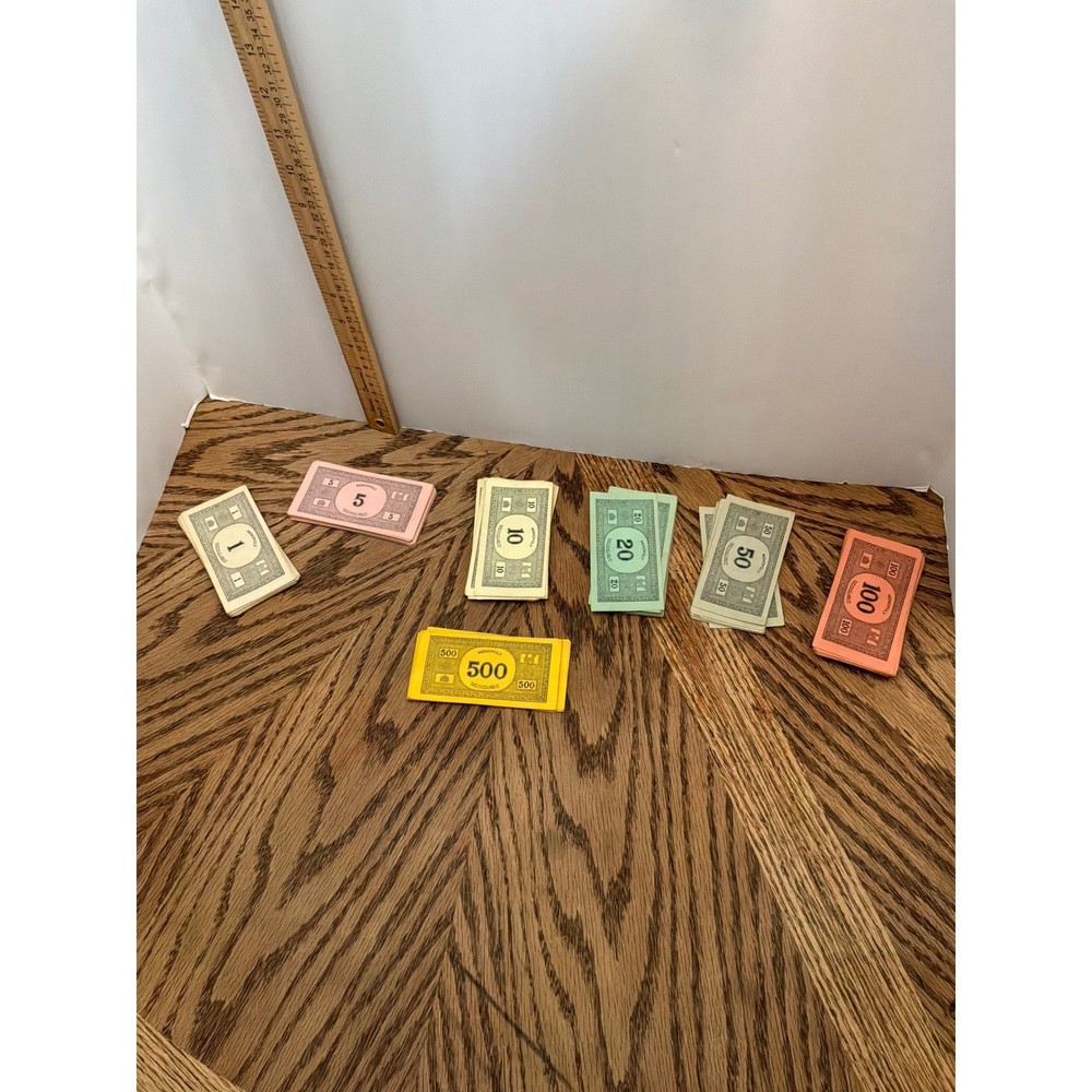 Vintage Unisex Parker Brothers Monopoly Replacement Money OS Multicolor