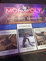 Monopoly Disney Pirates Of The Carribean Trilogy Edition Board Game – NOS SEALED