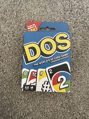 Mattel Uno Dos Second Edition Card Game for 2 to 4 Players Ages 7 Years and Up