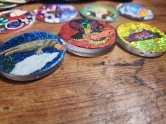 Foil Complete Set 50 USA United States & 3 Slammers POGs VINTAGE 90s Nestolgia