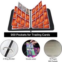 Basketball Card Binder with Sleeves, 900 Pocket 900 Pockets, Theme