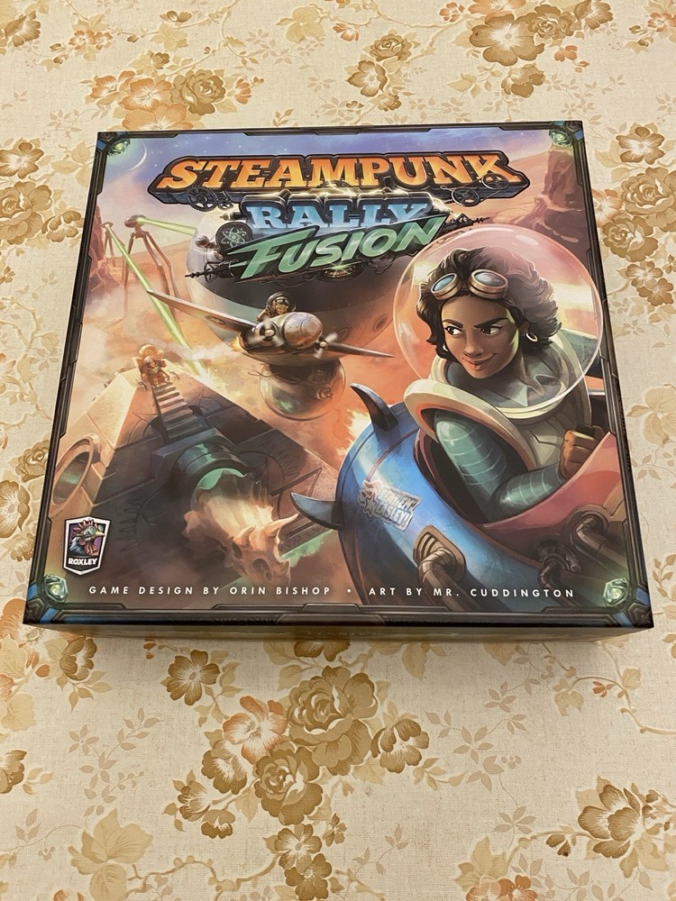 Steampunk Rally Fusion Board Game: Atomic Edition + Promos NEAR MINT Kickstarter