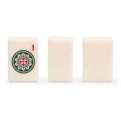 Mini American Mahjong Travel Set with Nylon Case, Racks, Wind Indicator and Dice