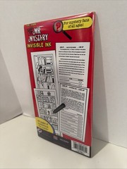 YES! KNOW Line Up Mr. Mystery Invisible Ink Children’s Game Book NEW