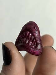 GOGO’S Rare Vintage Maroon Toothpaste JAWS CRAZY BONES Classic Original 1996 1″