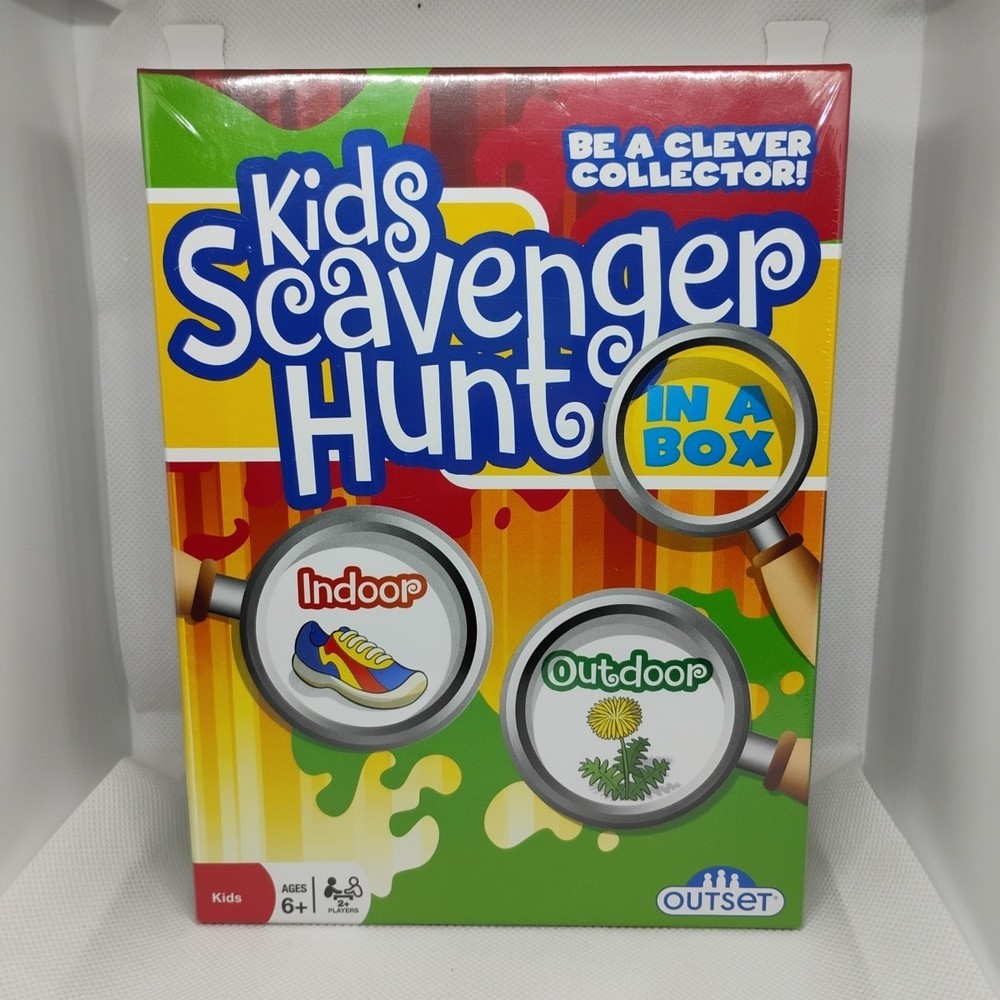 New In Box! Kids Scavenger Hunt Active Game Indoors or Outdoors Ages 6 and Up