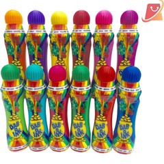 3oz Plastic Bingo Daubers 12 Pack Mixed Colors for Bingo and Crafts