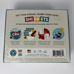 Snippets – The Fast Paced, Anything Goes Word Game, Board Game Brand New
