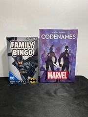 NEW Batman Family Bingo Game & Marvel Codenames Board Game – DC & Marvel Fans