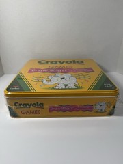 Crayola Games Draw What Charades Games Brand New Sealed in Tin Box Vintage