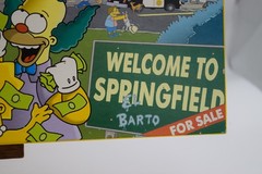 The Simpsons Monopoly Board Game Welcome to Springfield Parker Brothers Homer