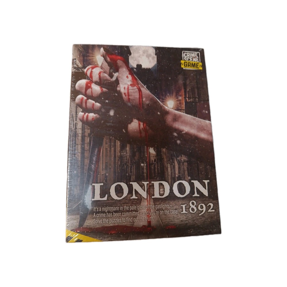 Crime Scene: London 1892 Jack the Ripper Murder Mystery Puzzle Board Game NIB