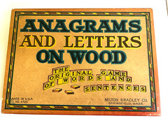 Milton Bradley Anagrams And Letters On Wood No. 4720 1930-1940