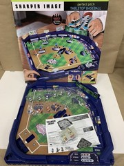Tabletop Game Lot Sharper Image Perfect Pitch Baseball & Sealed Hockey Game