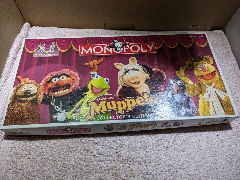 The Muppets Monopoly Collector’s Edition Board Game 2003 COMPLETE