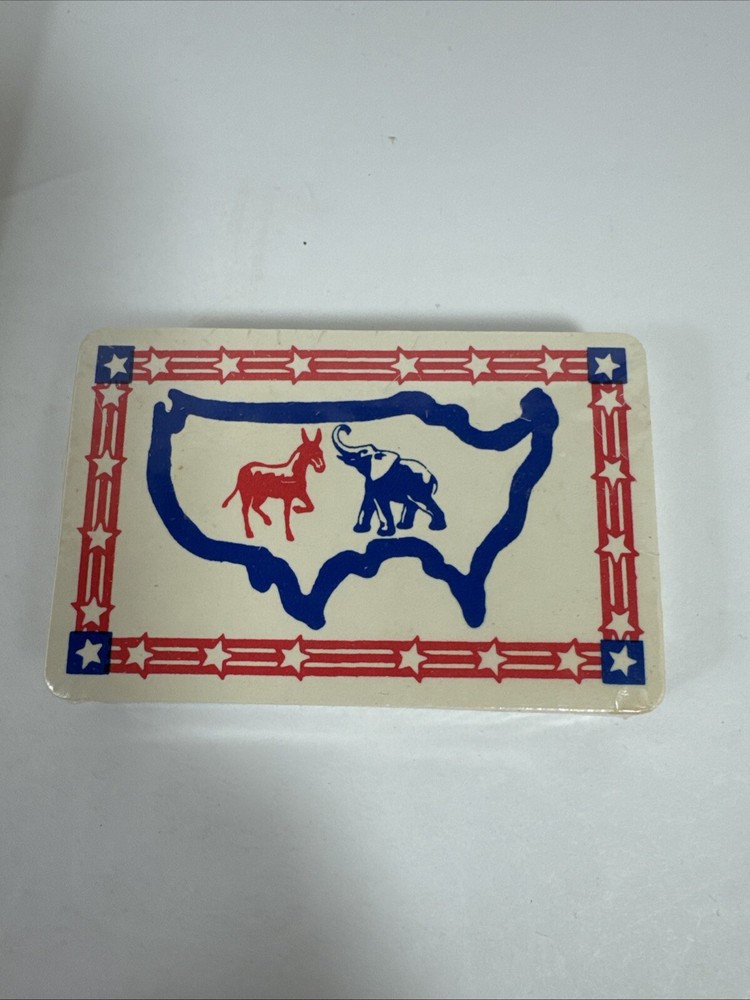 US States SEALED DECK Card Game Republican Democrat Political Capitals Birds