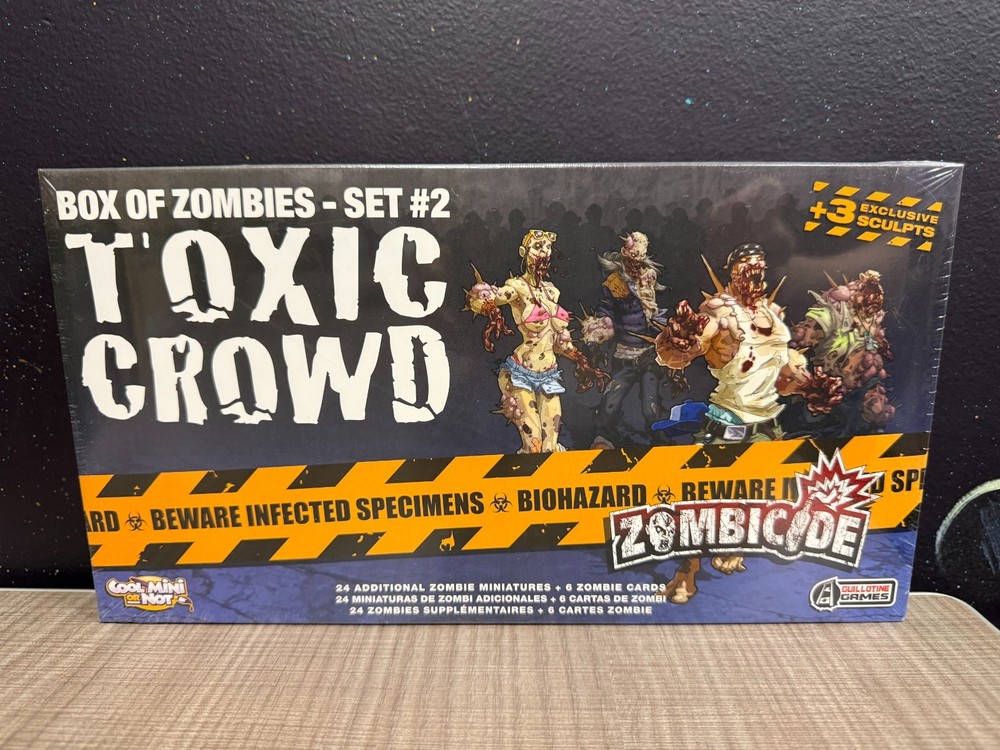 *NEW IN SHRINK WRAP* Zombicide: Box of Zombies Set 2 – Toxic Crowd Expansion