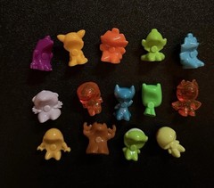 Lot of 14 Gogos Crazy Bones Various Figures. Vintage/Some Rare!