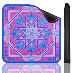 Printed Learning Mahjong Mat (33”x33”) with Black Carrying Bag, Anti-Slip, No…