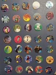 Collection Of Pogs And Slammers 335 Pogs And Slammers – 21 Plastic 9 Metal Slamm