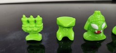 JBF Lot of 7 Light Green Crazy Bones