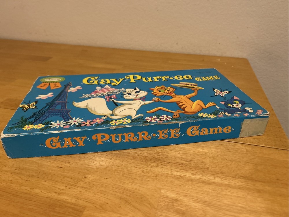 GAY PURR-EE Movie Board Game 1962 Judy Garland Paris Judy Garland Robert Goulet