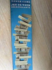 Jeu De Tour wood Tumbling Tower Game