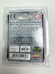 Ares Galaxy Defenders Set of 10 Special Dice GRPR003 Accessory New in Box