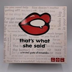 That’s What She Said The Party Game of Twisted Adult Sexy party /Card Game