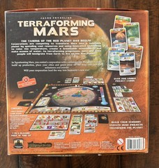 Terraforming Mars Board Game Plus Acrylic Player Card Overlays