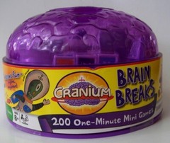 Cranium Brain Breaks – 200 One Minute Mini Games – cards dice – CONTAINS WHEAT