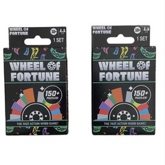 Wheel of Fortune MINI Fast Action Word Game 2-Pack Set
